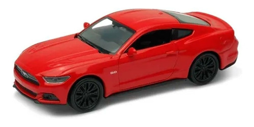 Ford Mustang Gt Welly 1:34 2015  Rojo 43707 Canalejas