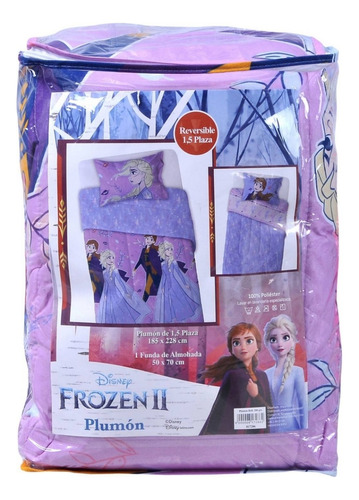 Plumones Reversible Frozen Plaza Y Media  