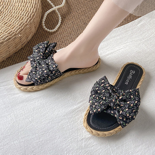 Zapatillas Con Forma De Lazo, Ropa De Abrigo De Moda Para Mu