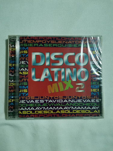 Disco Latino Mix 2 Cd Original Nuevo Y Sellado 