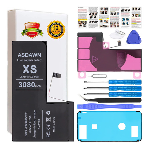 Bateria Asdawn 3080 Mah Para iPhone XS (no X Xr Max) Mayor +