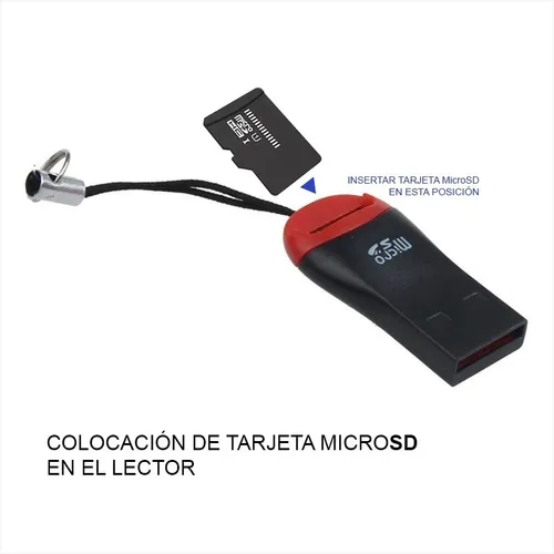 Adaptador Lector Micro Sd A Usb Conversor Tf T-flash M2