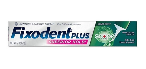 Fixodent Plus Scope Crema Adhesiva Para Dentaduras