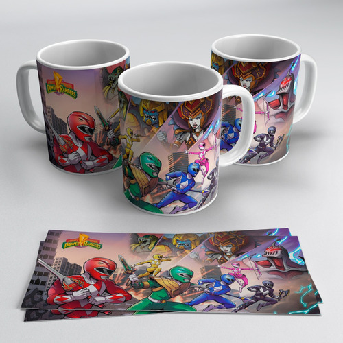 Taza Mágica 11 Oz / Power Rangers  , M10 (1 Pz)