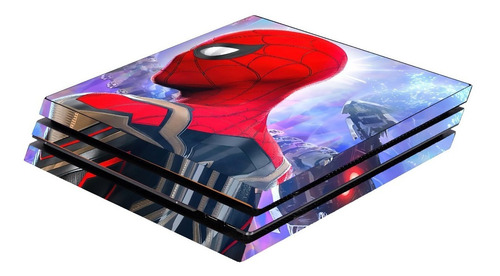 Skin Vinilo Ps4 Pro Spiderman