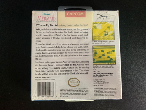 Disney´s The Little Mermaid Game Boy (Usado)