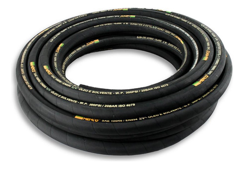 Manguera hidráulica R6 Menco de 3/4 pulgadas, 3 m