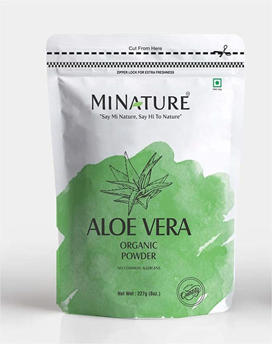 Polvo De Aloe Vera 100% Orgánico Certificado Usda Por Mi N.