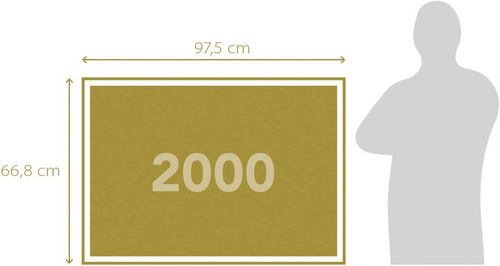 Rompecabezas Bosque Fantastico Ciervo 2000 Pz Clementoni