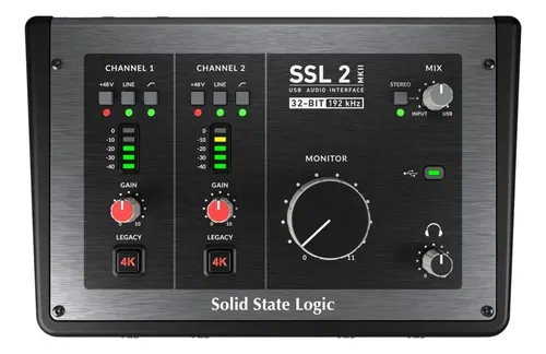 Interfaz De Audio Solid State Logic Ssl2 Mkii 2 Salidas