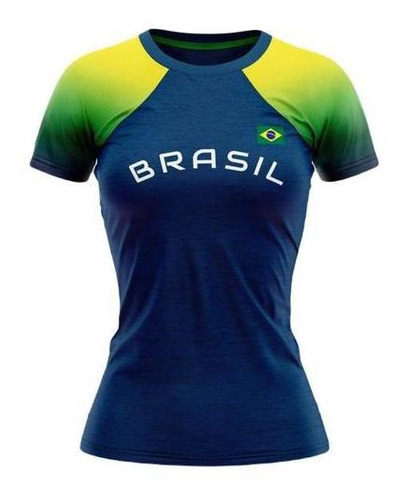 Camisa Do Brasil Feminina Seleção Copa Mundo - Patriota
