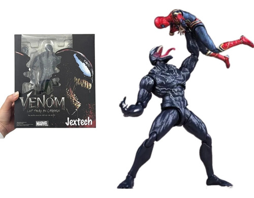 Figura Articulada Venom Let There Be Carnage Spiderman 19cm