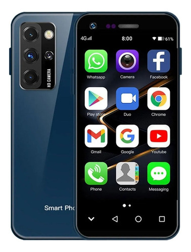 Teléfono Inteligente Android Barato N5 3.0 Pulgadas Ram3gb Y Rom32gb Azul