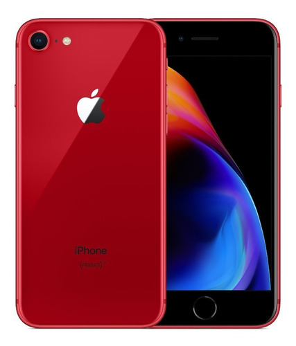 Imagen 1 de 10 de Apple iPhone 8 64gb Red Cargador Cable Funda Templado Cuota