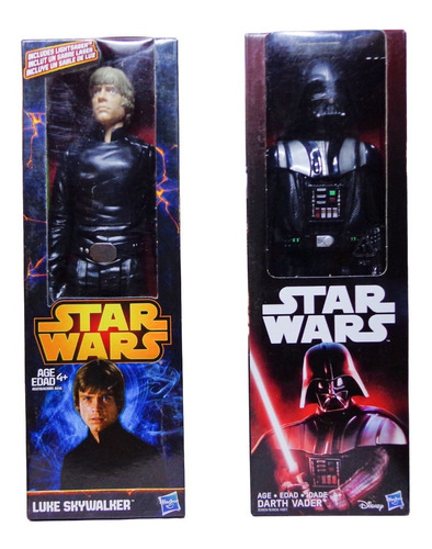 Luke Skywalker & Darth Vader - 12 Pulgadas- 2 Pack-c-19.