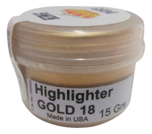 Colorante En Polvo Dorado Comestible King Dust X 15 G