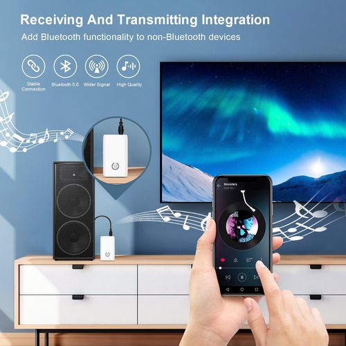 Ankilo Transmisor Receptor Bluetooth 5.0, Adaptador Bluetoot