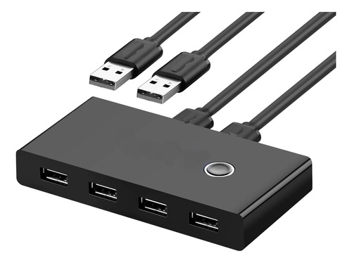 Switch Kvm Hdmi Puertos De Entrada 2x1 Y 4x2 Usb Tipo A