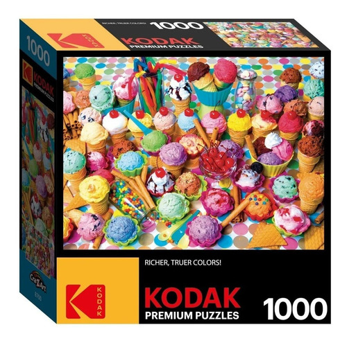 Rompecabezas Kodak 1000 Piezas Variedad De Helados