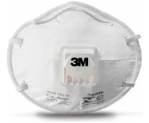 3m 8822 Respirador Descartable P2 C/válvula 3m C/40 Pzas