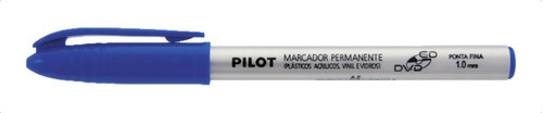 Marcador Permanente Cd/dvd Azul Pilot 1.0