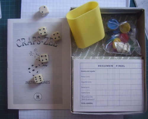 Imagen 2 de 2 de Game Juego Craps Zee Spanish Juego De Mesa Craps Zee En Espa