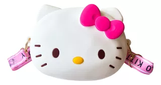 Bolsa Hello Kitty De Silicon Cartera+correa Kawaii