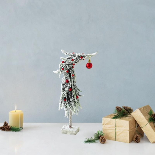 Adorno De De Navidad De Mesa, Regalo Para Fiesta, 10x36 Cm