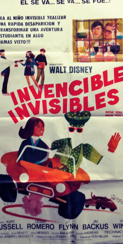 Poster Invencibles Invisibles De Walt Disney Kurt Russell
