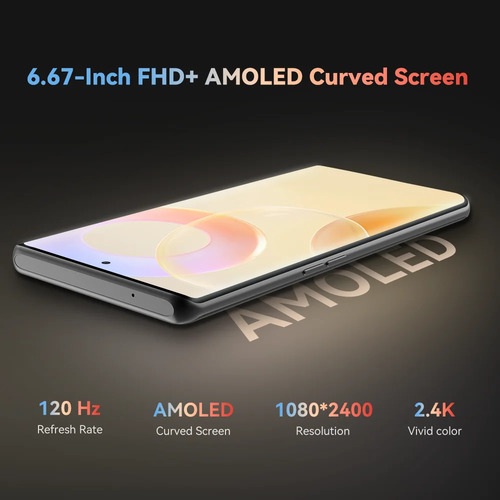 Smartphone Cubot X90 6.67 Inch Amoled 16 Gb 256 G Black
