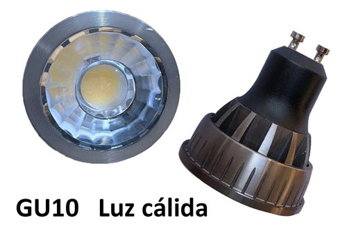 Ampolleta Led Gu10 Cob 3w Metálica