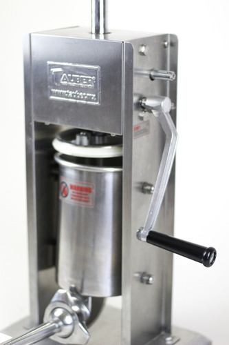 Imagen 3 de 10 de Embutidor Manual En Acero Inoxidable Cap.7 Lts