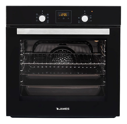 Horno De Empotrar James Electrico Vidrio Negro Conveccion