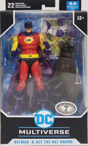 Batman & Ace Bat-hound Silver Age Mcfarlane Dc Multiverse 7 (Usado)