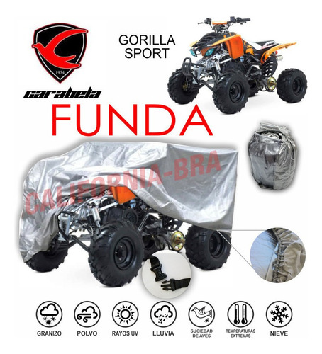 Forro Cuatri Eua Broche + Ojillos Carabela Gorilla Sport