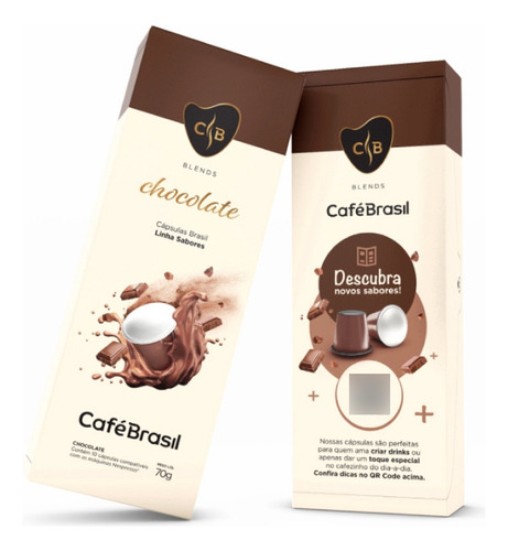Capsulas Chocolate Cappuccino Vanilla P/ Cafeteira Nespresso
