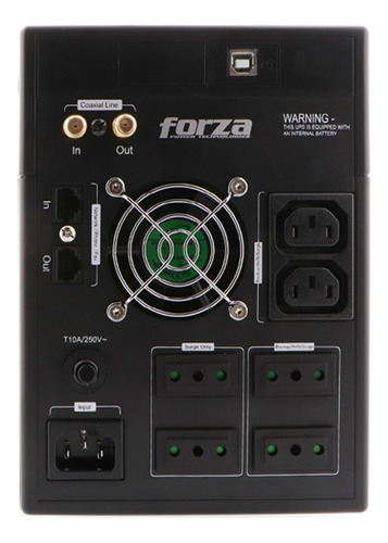 Imagen 2 de 2 de Ups Interactivo 1500va 840w Pantalla Lcd 8 Tomas Fx-1500lcd