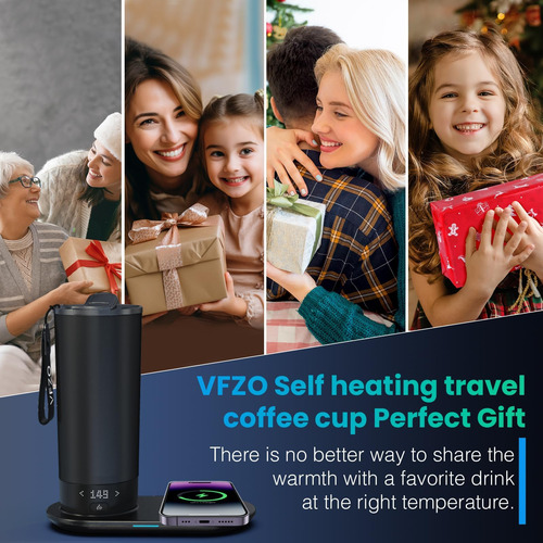 Control De Temperatura Vfzo Taza De Viaje Con Calefacción Sm