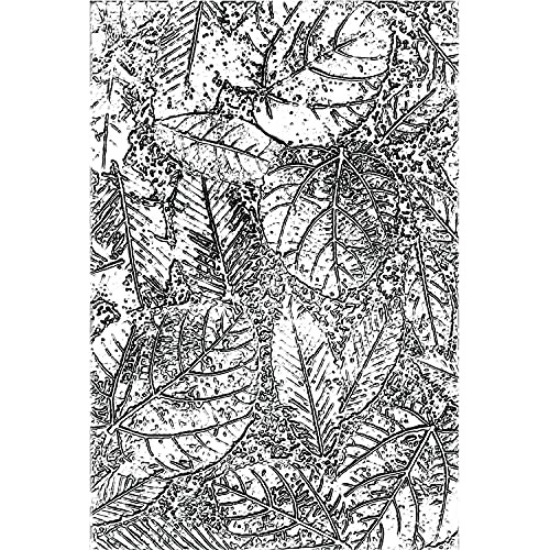Carpeta De Relieve Textura 3d Foliage De Tim Holtz, 665...