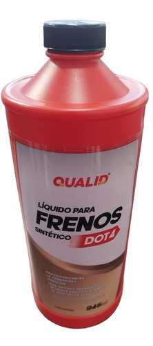 Liquido Liga De Frenos Dot 4 De 1 Litro Sintetica