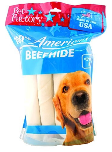 Pet Factory Usa Valuepack Beefhide 8inch Retriever Rolls Che