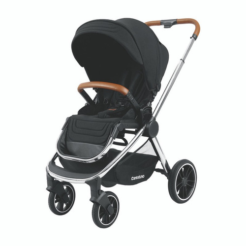 Cochecito Carestino Beverly V2 Con Accesorios - Negro