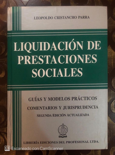 Libro Liquidacion De Prestaciones Sociales