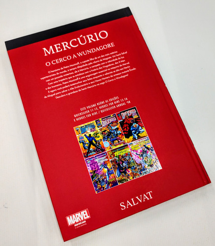 Mercúrio - Heróis Mais Poderosos Da Marvel N° 37 - Salvat Capa Vermelha (Usado)