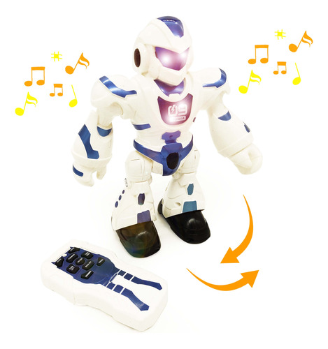 Robot Dance Inteligente R/c Con Luz, Sonido, Baila 5032.