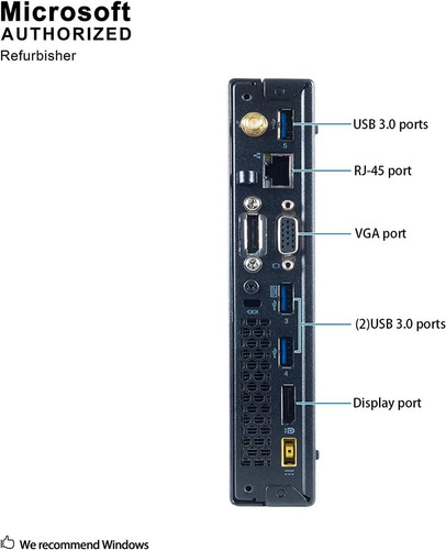 Imagen 5 de 5 de Lenovo Thinkcentre M93p 2018 Mini Pc I5 4gen 8gb 256 Ssd,