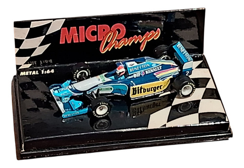 Benetton B194/b195 J. Herbert Microchamps 1:64 Azul