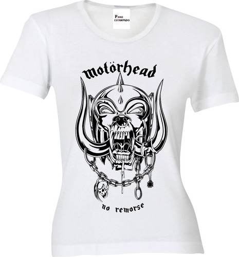 Imagem 1 de 8 de Camiseta Ou Baby Look Motörhead