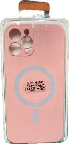 Carcasa Rosada iPhone 12 Pro Max Con Magsafe