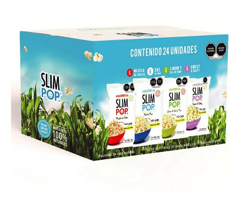 Slim Pop Palomitas Surtidas 24 Pzas
